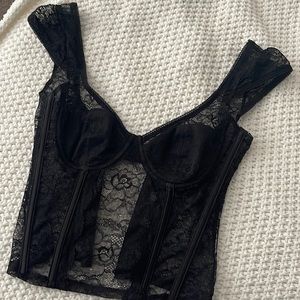 COPY - edikted lace corset top